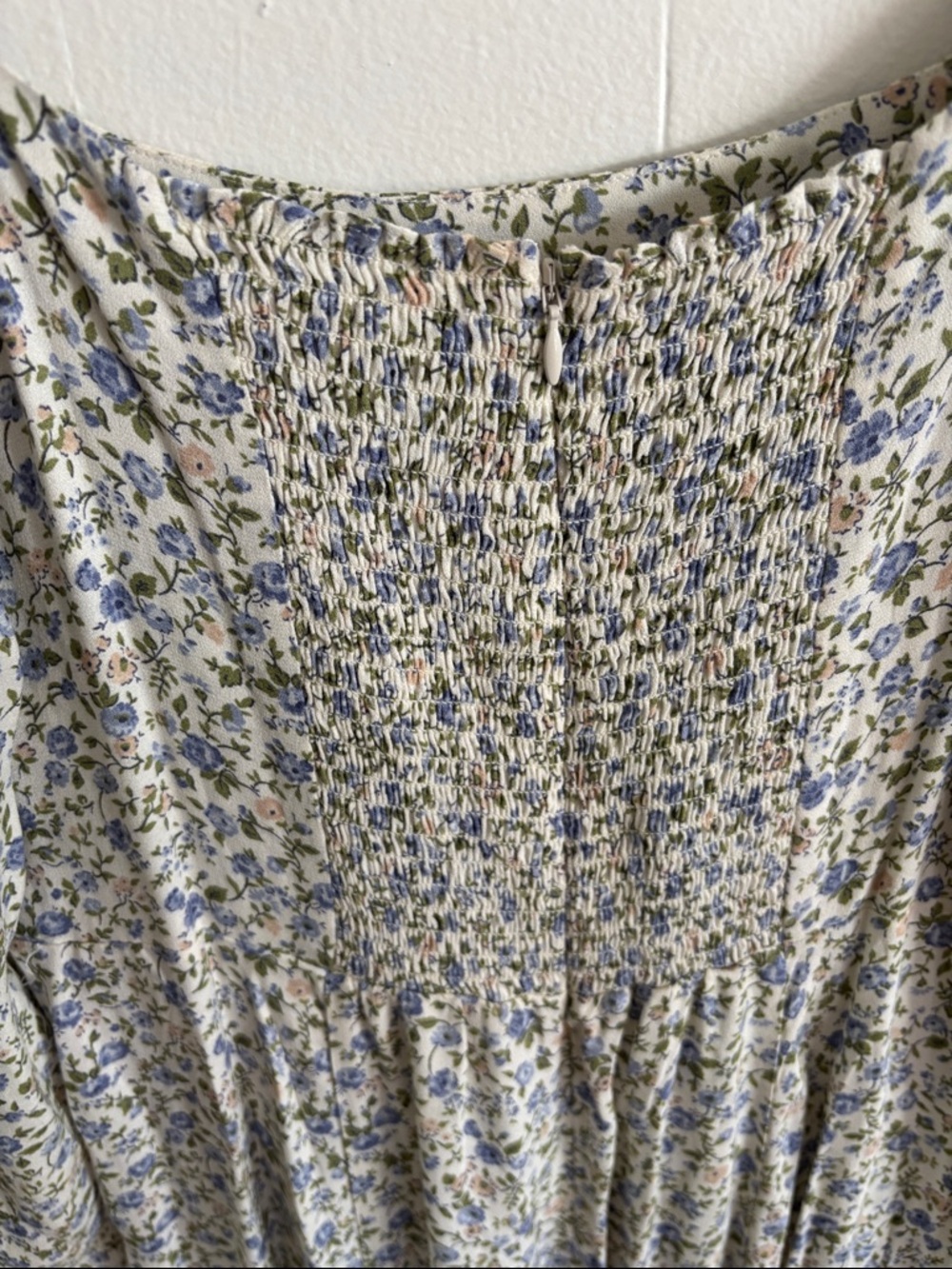 Reformation Sigmund Dress Floral Spring Long Sleeve Midi size 12 - Picture 6 of 7
